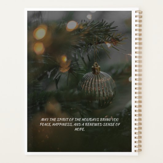 Joyful Winter Planner Planer (Rückseite)