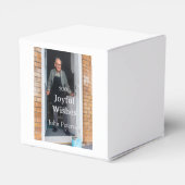 Joyful Wünsche hinzufügen Name Foto Mann Feiertage Geschenkschachtel (Rückseite)