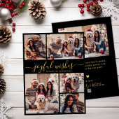 Joyful wünscht Script 5 Foto Collage Weihnachten