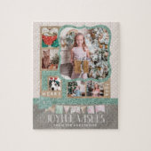Joyful wünscht Weihnachten 6 Custom Foto Collage Puzzle (Vertikal)