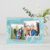 Joyful wünscht Weihnachten Multi Foto Collage (Stehend Vorderseite)