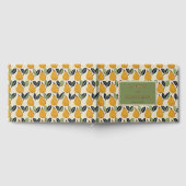 Joyful Yellow Botanical Pear Motive Gästebuch (Voll)