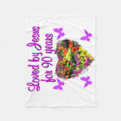 JOYOUS 90 YR ALT FLEECEDECKE (Vorderseite)