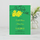 Joyous Blooms - Einladungen zur Blumenbridal-Dusch (Stehend Vorderseite)