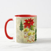 Joyous Christmas Cherubs Tasse (Links)
