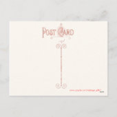 Joyous Christmastide Postcard Feiertagspostkarte (Rückseite)