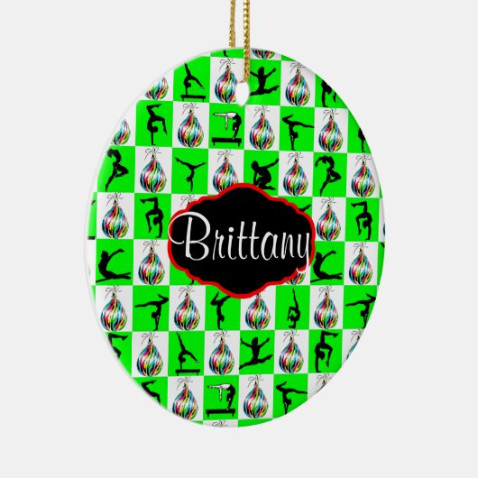 JOYOUS CUSTOM GYMNASTICS CHRISTMAS Ornament (Rechts)