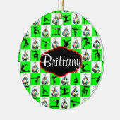 JOYOUS CUSTOM GYMNASTICS CHRISTMAS Ornament (Links)