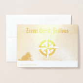 Joyous Festivus Quest on Real Folienkarte (Rückseite mit Umschlag)