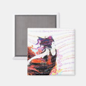 Joyous Flow Magnet, Rebecca Tedder Magnet (Vorderseite/Rückseite)