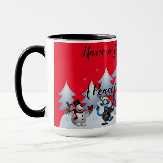 Joyous/Friedlich Coffee/Tee-Tasse Tasse (Links)