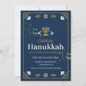Joyous Hanukkah Celebration!" Einladung (Vorderseite)