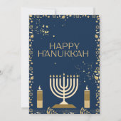 Joyous Hanukkah Celebration!" Einladung (Rückseite)