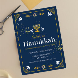 Joyous Hanukkah Celebration!" Einladung
