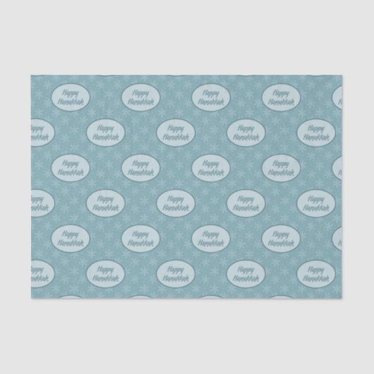 Joyous Hanukkah Seidenpapier (Vorderseite)