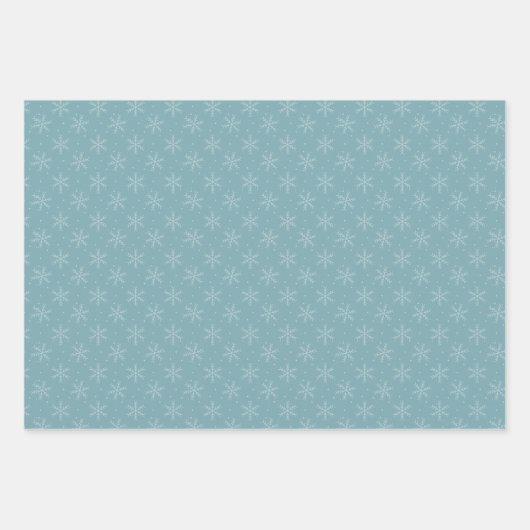 Joyous Hanukkah Snowflake Geschenkpapier Set (Vorderseite 3)