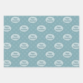 Joyous Hanukkah Snowflake Geschenkpapier Set (Vorderseite)