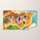 Joyous Kitten Handtuch (Handtuch)