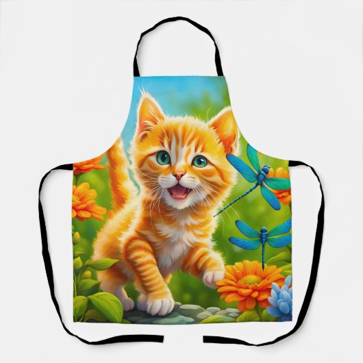 Joyous Kitten Schürze (Vorderseite)