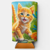 Joyous Kitten Selters Dosenkühler (Vorderseite)
