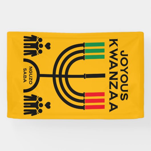 Joyous Kwanzaa Banner (Horizontal)