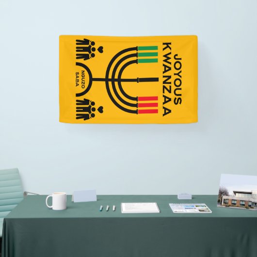 Joyous Kwanzaa Banner (Messe)