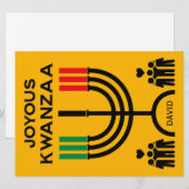 Joyous Kwanzaa Feiertagskarte (Vorne/Hinten)