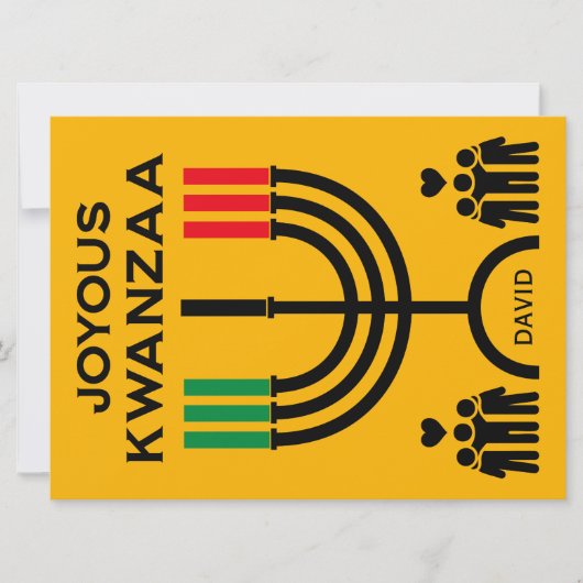 Joyous Kwanzaa Feiertagskarte (Vorderseite)