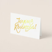 Joyous Kwanzaa Folienkarte (Vorderseite)