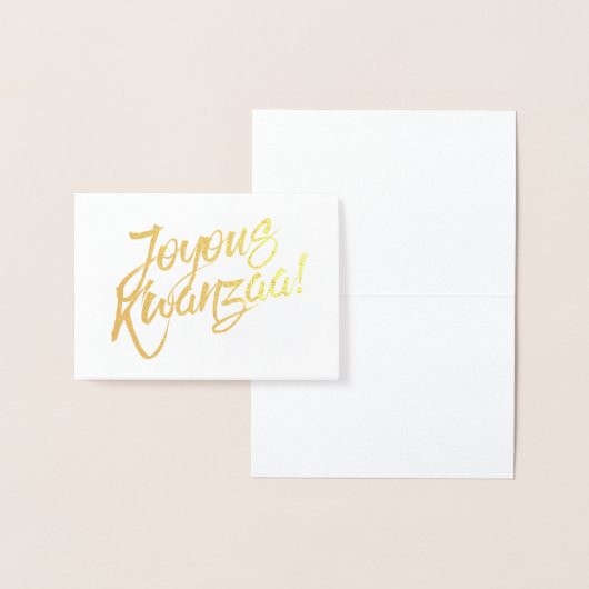 Joyous Kwanzaa Folienkarte (Anzeige)