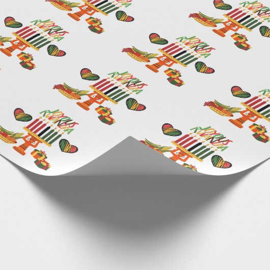 Joyous Kwanzaa Geschenkpapier (Ecke)