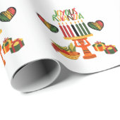 Joyous Kwanzaa Geschenkpapier (Rolleneckpunkt)