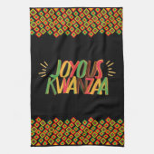 Joyous Kwanzaa Geschirrtuch (Vertikal)