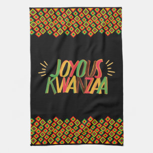 Joyous Kwanzaa Geschirrtuch