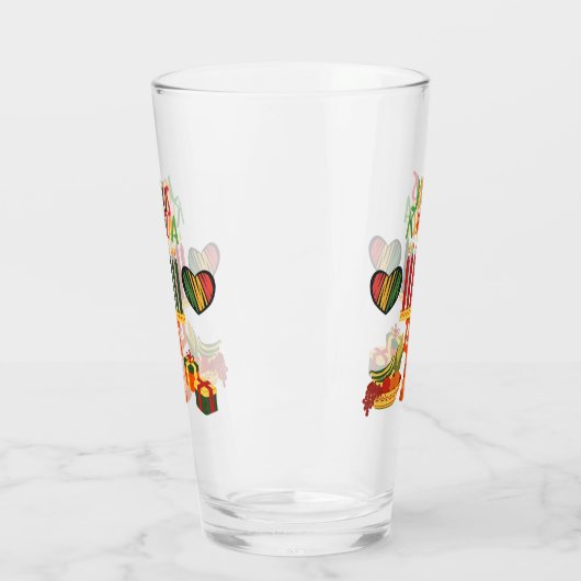 Joyous Kwanzaa Glas (Links)