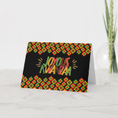 Joyous KWANZAA Karte (Vorderseite)