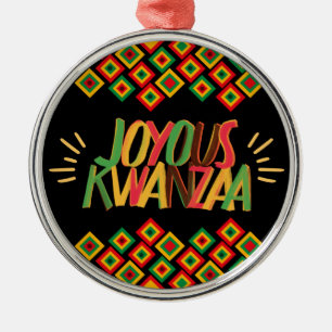 Joyous KWANZAA Ornament Aus Metall