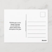 Joyous KWANZAA Principles Crossword Postkarte (Rückseite)