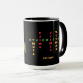 Joyous KWANZAA Principles Crossword Tasse (VorderseiteRechts)