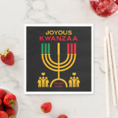 Joyous Kwanzaa Serviette (Beispiel)