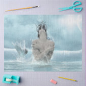 Joyous Mermaid in the Sea Tissue Paper Seidenpapier (Basteln)