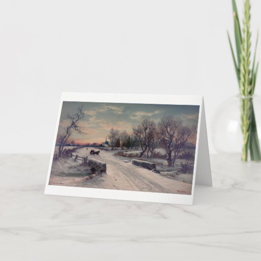 Joyous Noel Feiertagskarte (Vorderseite)