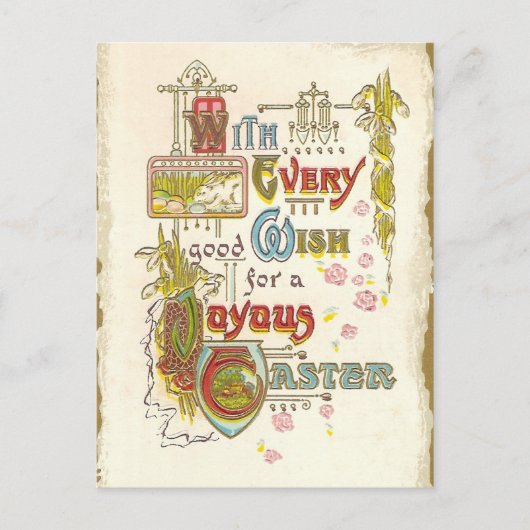 Joyous Oaster Feiertagspostkarte (Vorderseite)