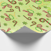 Joyous Occasions Whimsey GREEN ALL PURPOSE Geschenkpapier (Ecke)