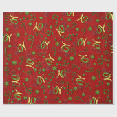Joyous Occasions Whimsey RED ALL PURPOSE Geschenkpapier (Flach)