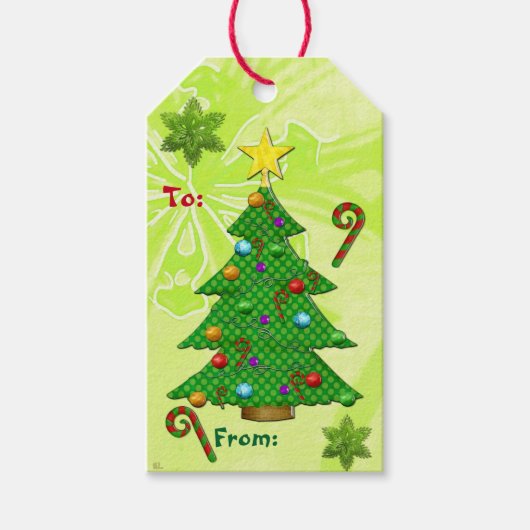 Joyous Occasions Whimsey zu und von Geschenkanhänger (Vorderseite)