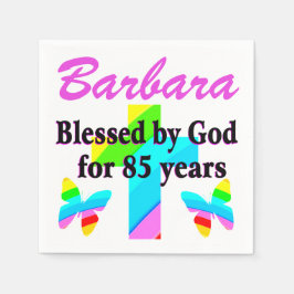 JOYOUS PERSONALISIERT 85. GEBURTSTAG NAPKINS SERVIETTE