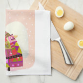Joyous Santa Kitchen Teetuch Geschirrtuch (Viertel Falte)