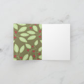 Joyous Season Feiertagskarte (Innenseite)