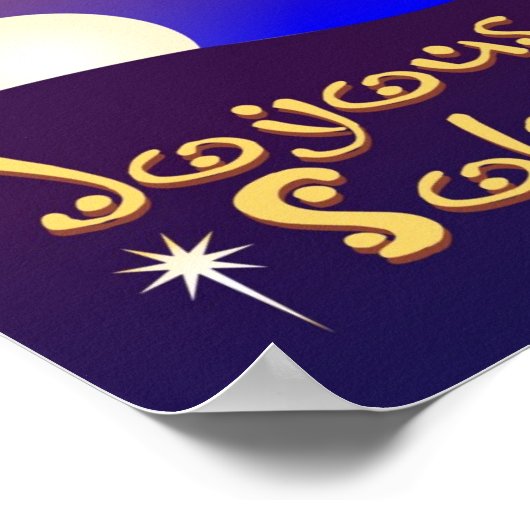 Joyous Solstice 8 x 12 Poster (Ecke)